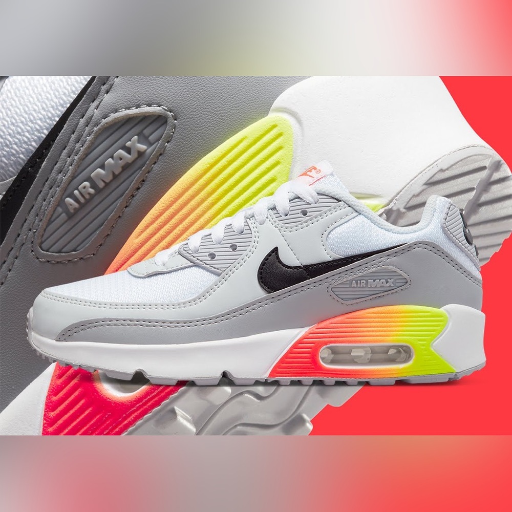 Nike GS Air Max 90 DR8924 001 - Picture 1 of 7